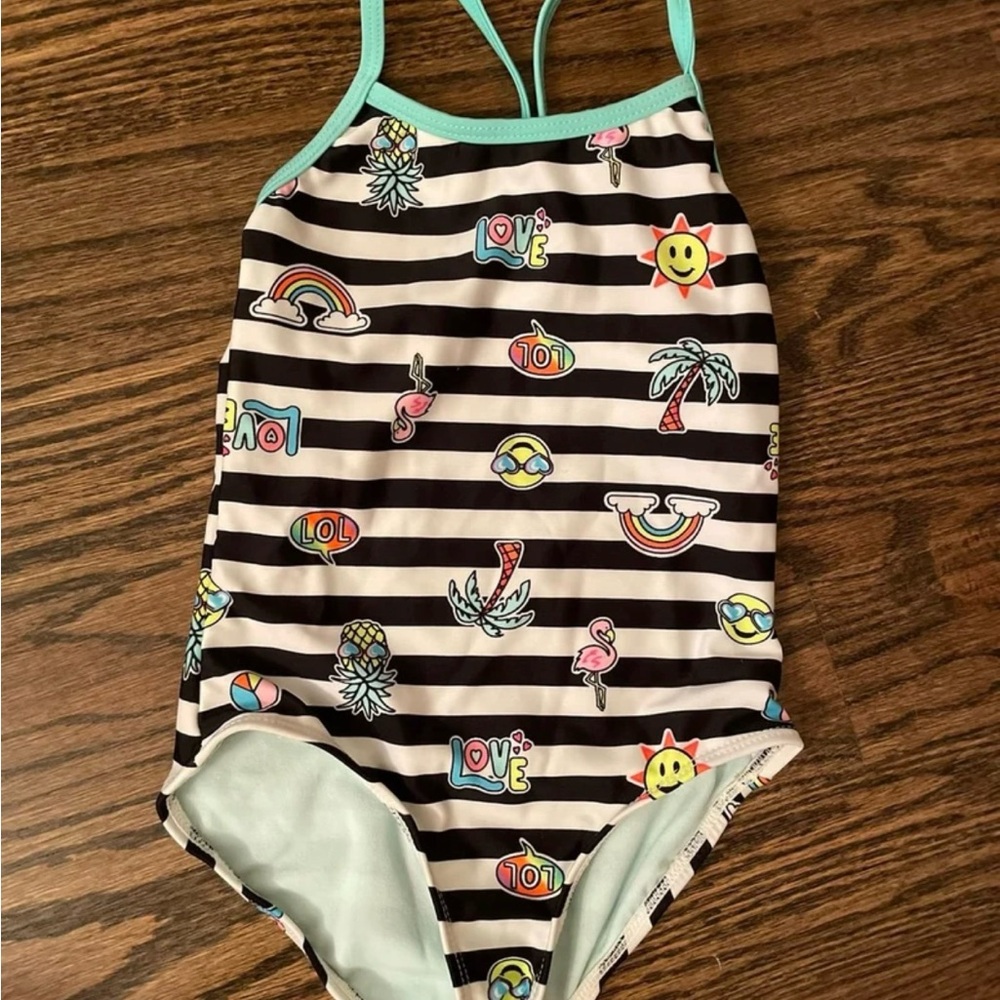 Striped Kids Swimwear with Fun Prints